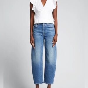 Mother Denim Curbside Barrel Ankle Jeans